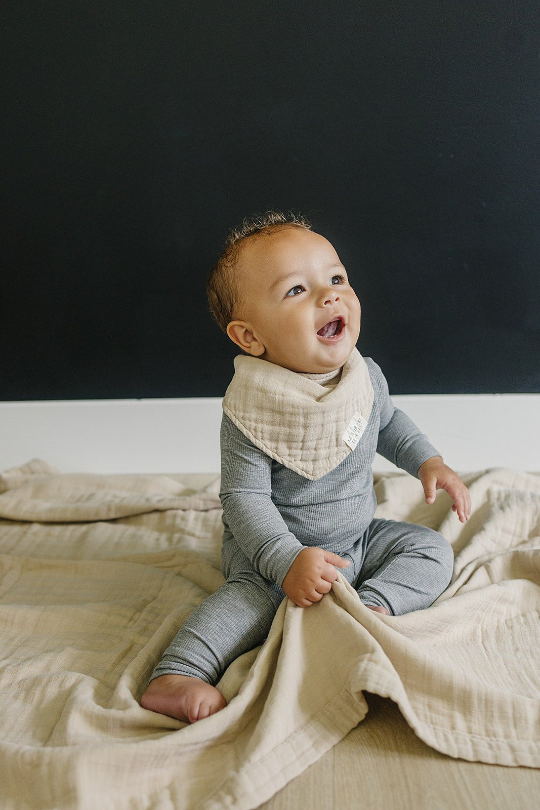 Mebie Baby Oatmeal Muslin Quilt - 