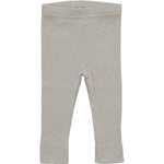 Mebie Baby Oatmeal Organic Cotton Baby Leggings Elastic Waist - 