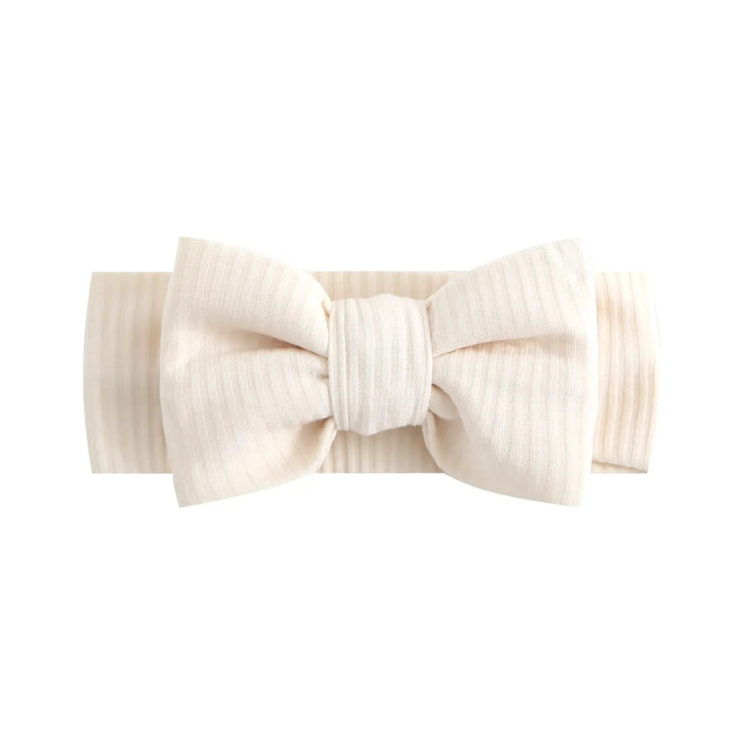 Luxie Charm Oatmeal Ribbed Baby Headband - 