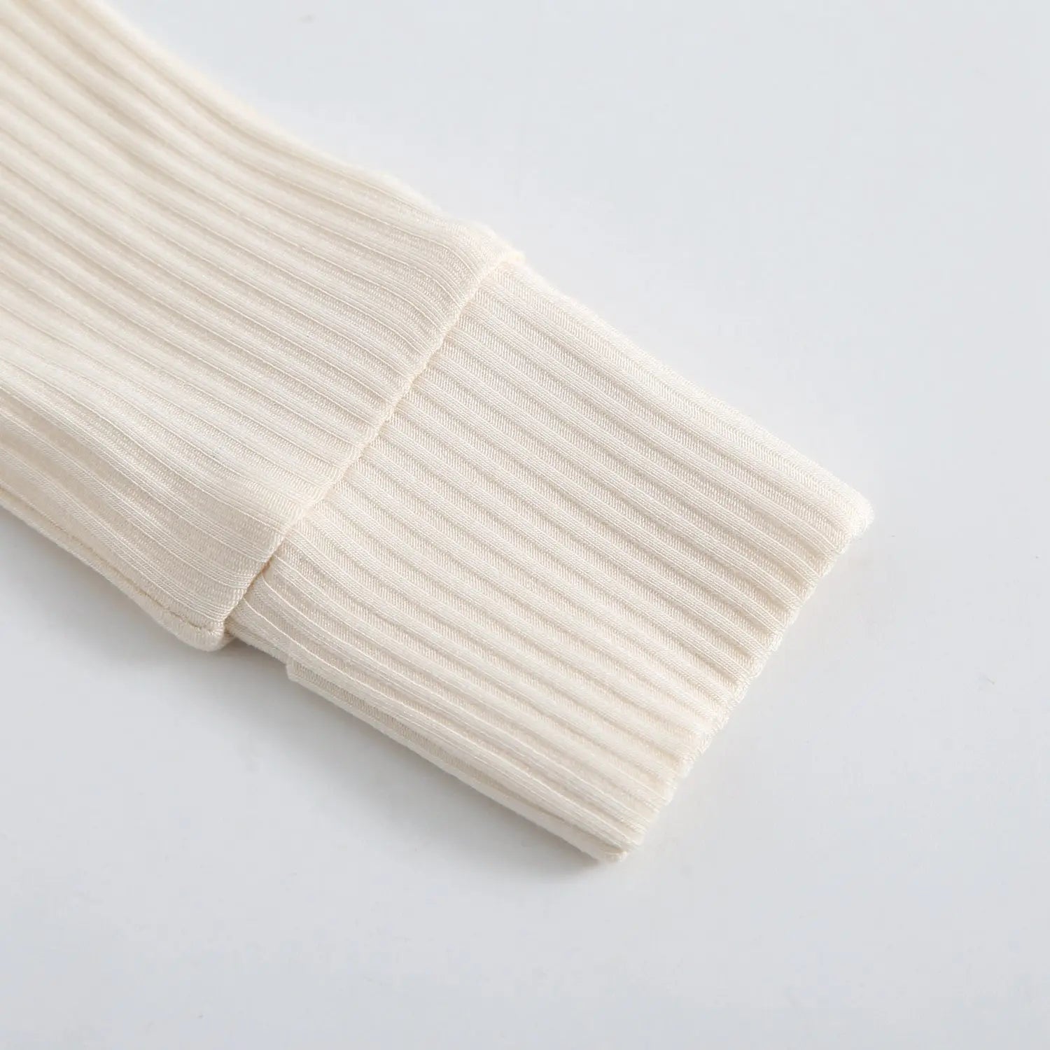 Luxie Charm Oatmeal Ribbed Zippered Baby Romper - 