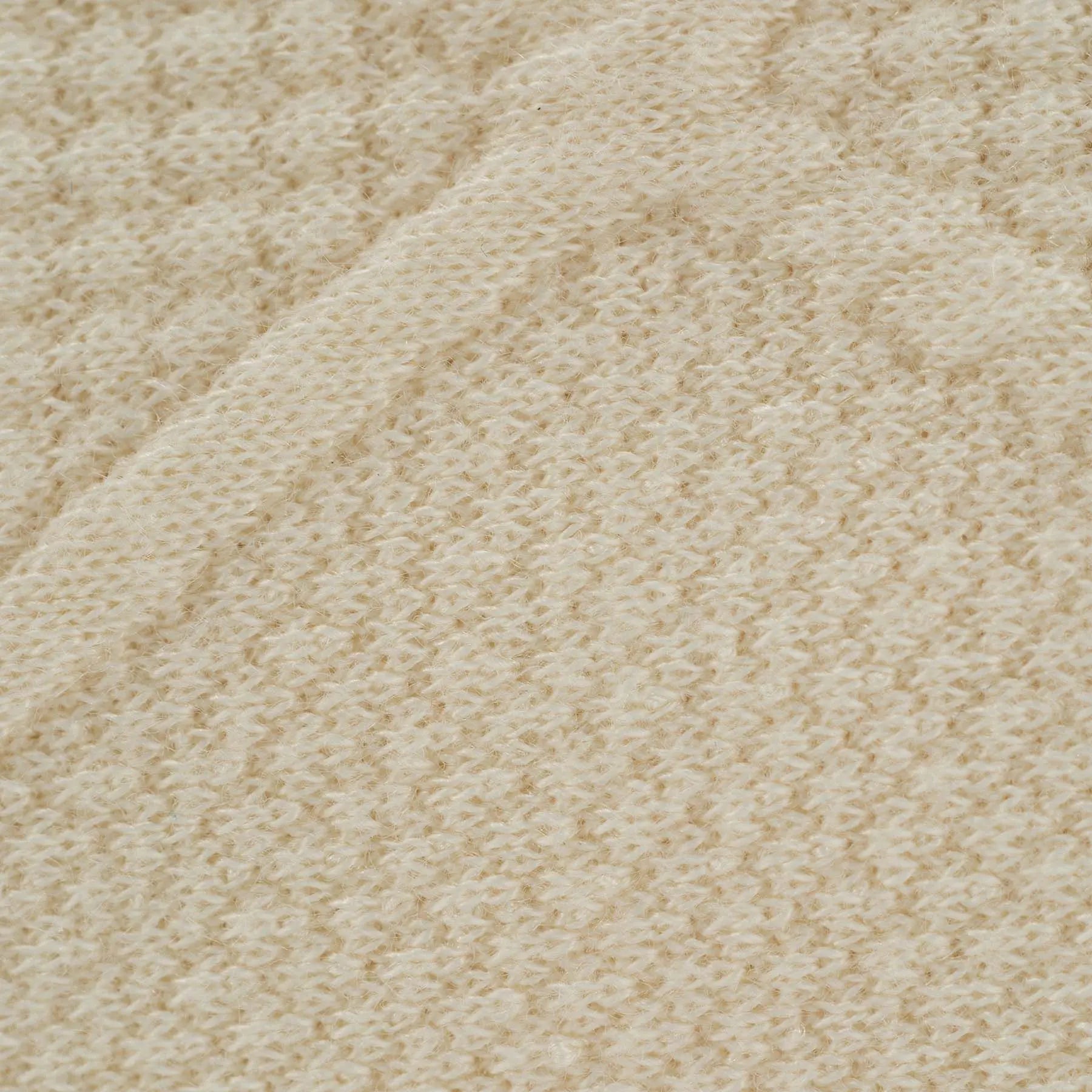 Oatmeal Knit Baby Blanket Soft Fabric Cute Design Nursery Gift.