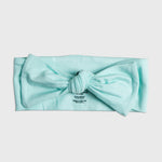 Bam & Stitch Ocean Breeze Bamboo Bow Headband | Mint Green Baby Accessory - 