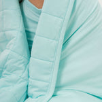 Bam & Stitch Ocean Breeze Bamboo Kids Blanket | Mint Green Quilt - 