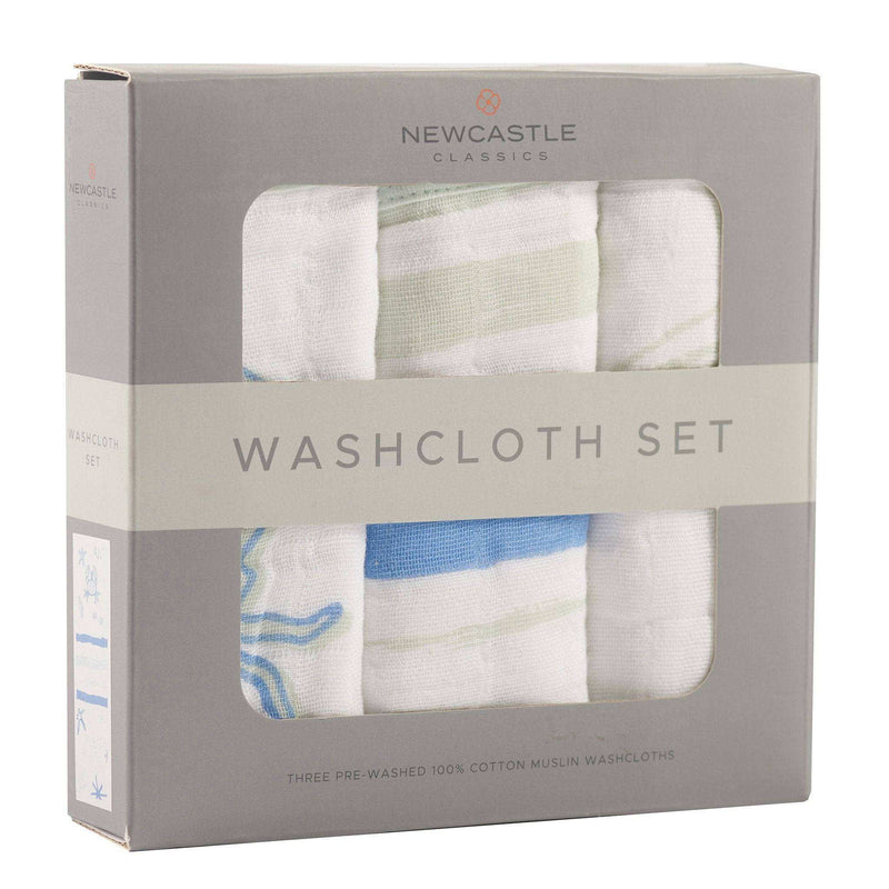 Ocean Cotton MuslinClean and pamper your skin with ease using our Ocean Cotton Muslin Washcloth Set. These generously sized washcloths are made from 100% plush cotton, providing a softEveretts Place: Online Boutique 