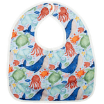 Texas Tushies Ocean Cuties Waterproof Baby Bib with Pocket for Mess-Free Feeding - Baby & Toddler > Nursing & Feeding > Bibs Baby & Toddler Clothing