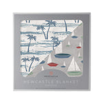 Newcastle Classics Natural Bamboo Muslin Blanket with Ocean Design for Babies and Toddlers - Home & Garden > Linens & Bedding > Bedding > Blankets baby blanket