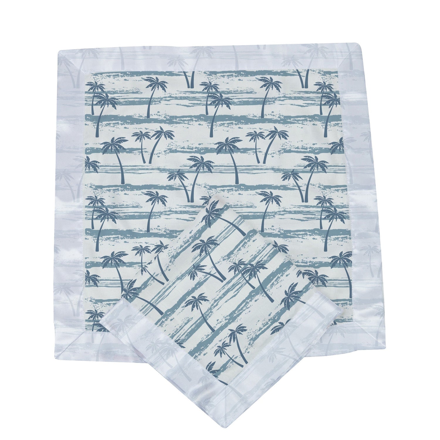 Newcastle Classics Ocean Palm Trees Bamboo Blankie Security Blanket for Comforting Kids - Baby & Toddler > Swaddling & Receiving Blankets > Receiving Blankets Bamboo Security Blanket