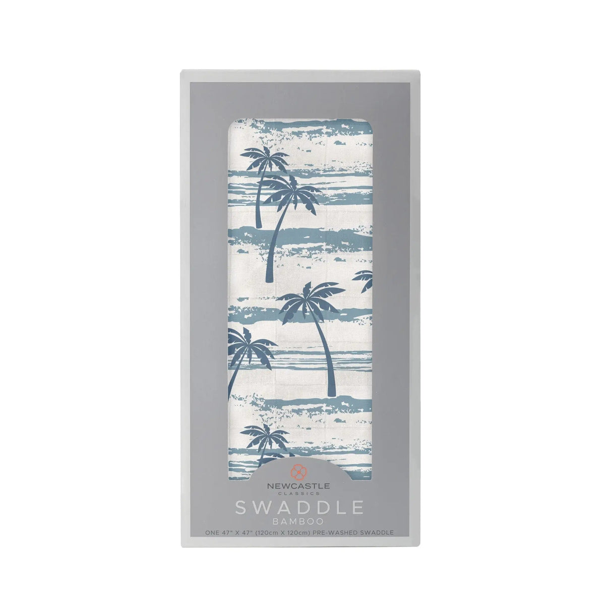 Newcastle Classics Ocean Palm Trees Bamboo Swaddle - 