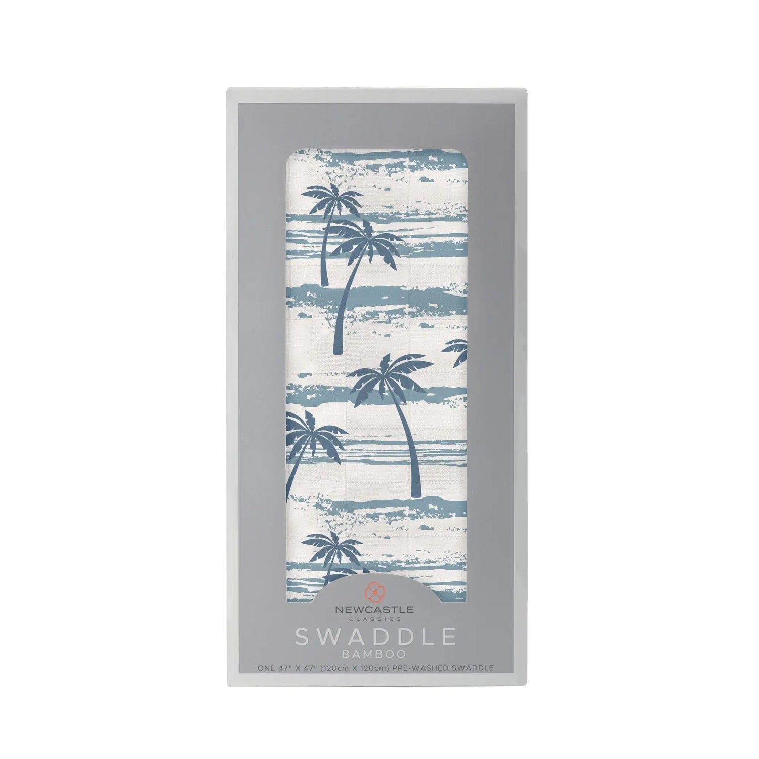 Newcastle Classics Ocean Palm Trees Bamboo Swaddle - 
