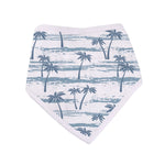 Newcastle Classics Ocean Tides Bamboo Bandana Bibs with Soft Absorbent Material for Babies - 
