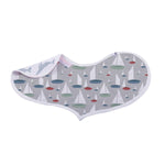 Newcastle Classics Ocean Tides Bamboo Burp Cloth Heart Bibs Soft Absorbent for Infants - 