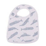 Newcastle Classics Ocean Tides Bamboo Snap Bibs Soft and Absorbent for Babies Feeding - 