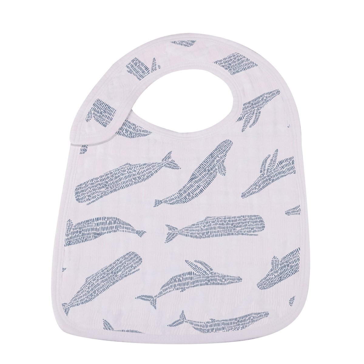 Newcastle Classics Ocean Tides Bamboo Snap Bibs Soft and Absorbent for Babies Feeding - 