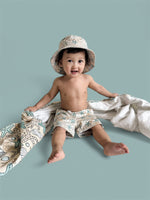DREAM BIG LITTLE CO Ocean Treasures Dream Towel Beach Pattern With Starfish ShellsEveretts Place