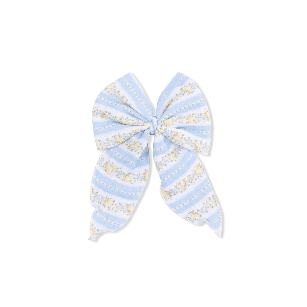Angel Dear Odalys Floral Stripe - Large Bow - 