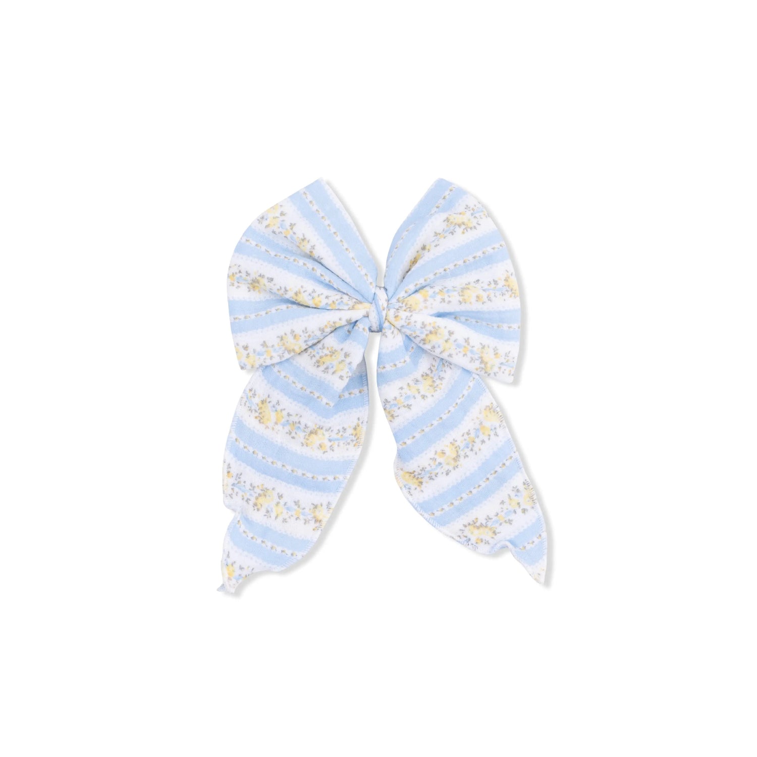 Angel Dear Odalys Floral Stripe - Large Bow - 