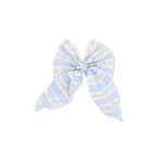Angel Dear Odalys Floral Stripe - Large Bow - 