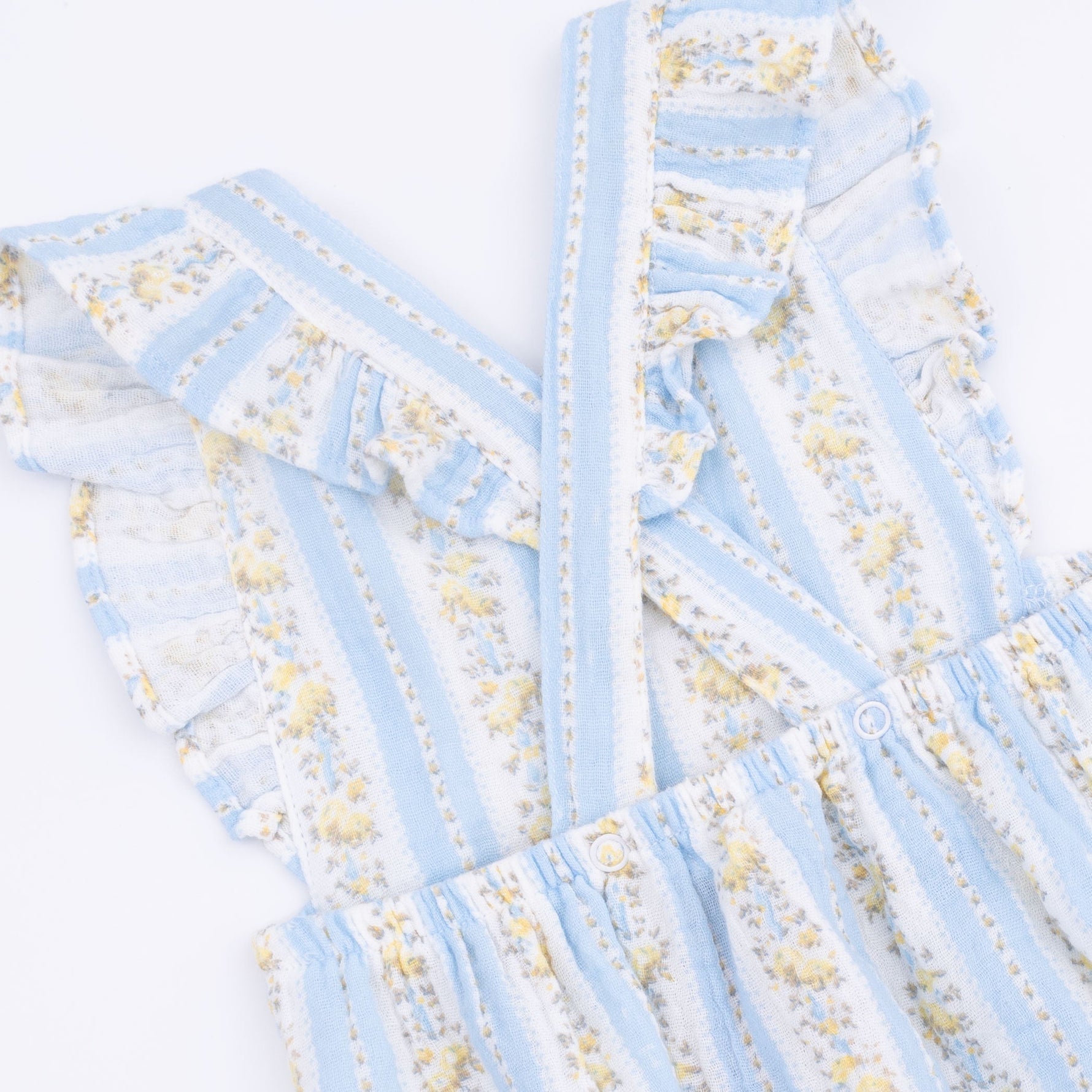 Angel Dear Odalys Floral Stripe - Sunsuit & HeadbandEveretts Place