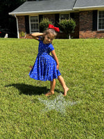 Dragonfly Dreams Bamboo Oh My Stars Twirl Dress with Pockets & Shorts Set
