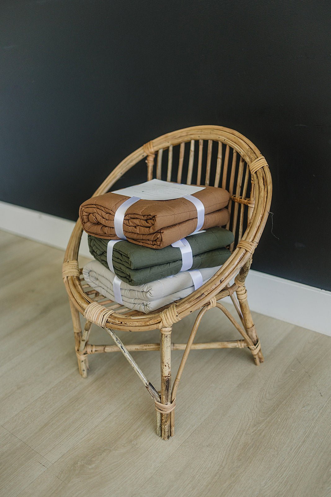 Mebie Baby Olive Bamboo Quilt - 