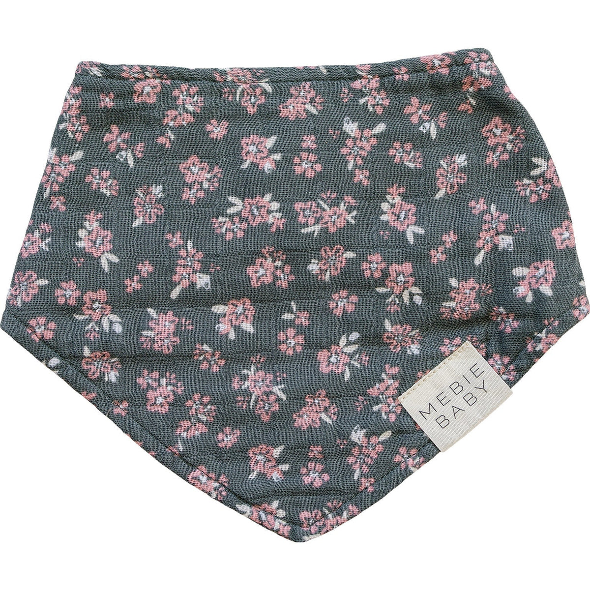 Olive Bloom Classic Muslin Bib - Pink, Linens, Pattern, Kerchief, Motif | Everetts Place
