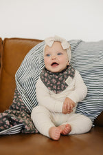 Mebie Baby Olive Bloom Classic Muslin Bib - 