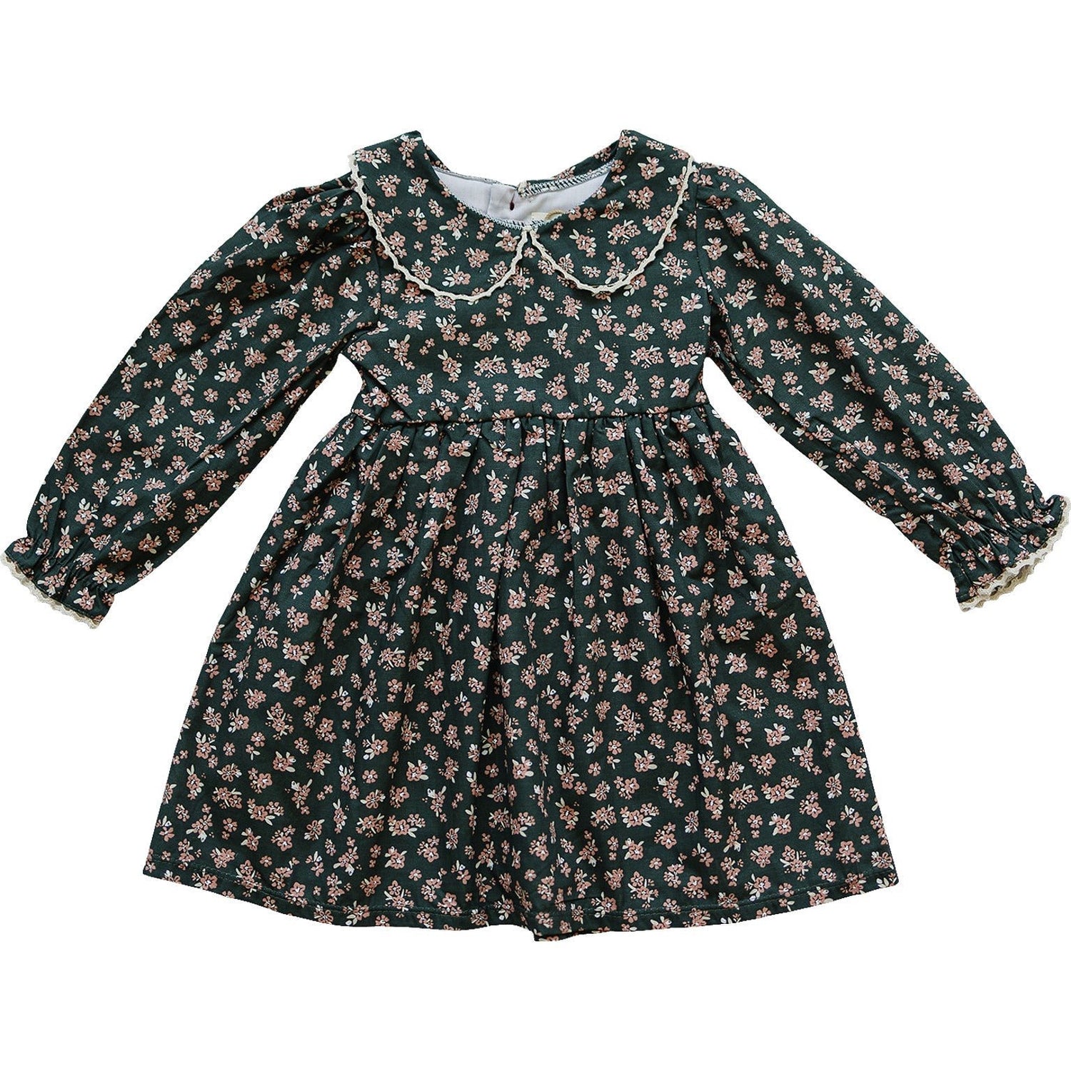 Olive Bloom Dress - Sleeve, Day Dress, One-piece garment, Dress, Vintage clothing | Everetts Place