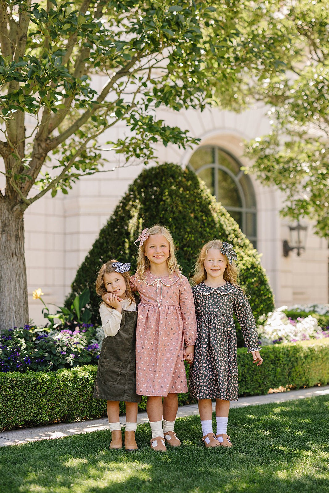 Mebie Baby Olive Bloom Dress - 