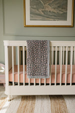 Mebie Baby Olive Bloom + Green Stripes Muslin QuiltEveretts Place