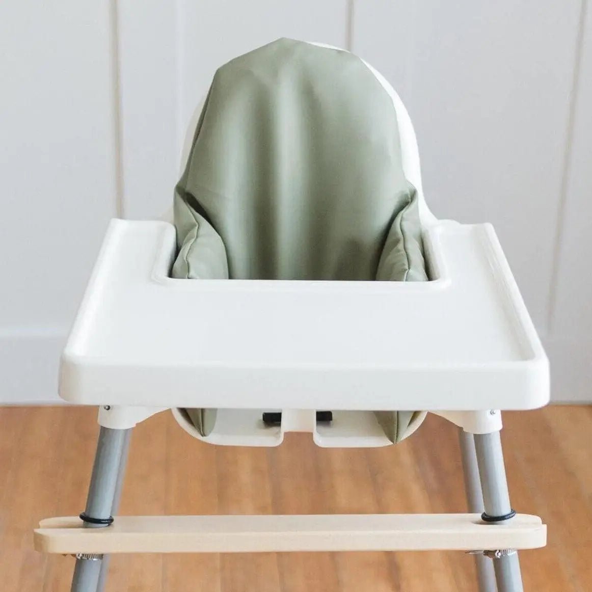 Little Joy Co. Olive Vegan Leather Cushion Cover for IKEA Antilop Highchair - 