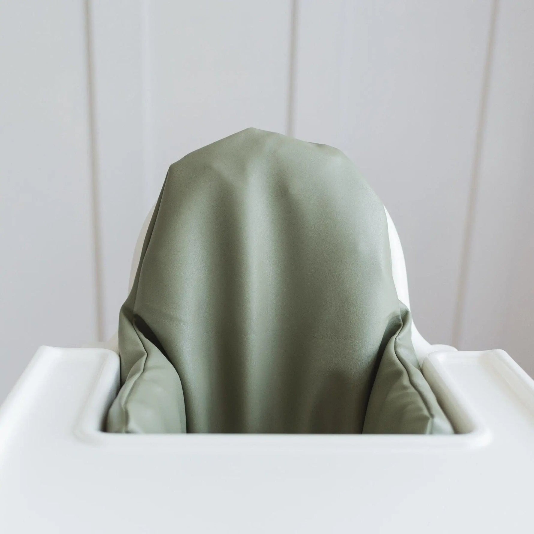Little Joy Co. Olive Vegan Leather Cushion Cover for IKEA Antilop Highchair - 