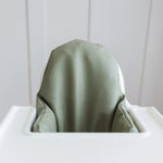 Little Joy Co. Olive Vegan Leather Cushion Cover Wipeable for IKEA Antilop - Everetts Place Boutique - 