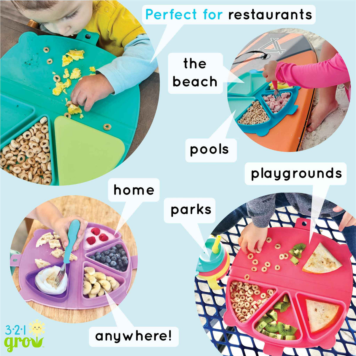 321 Grow On - the - Go Snack Mat - 