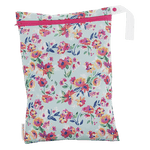 Smart Bottoms On - the - Go Wet Bag - Aqua Floral - 