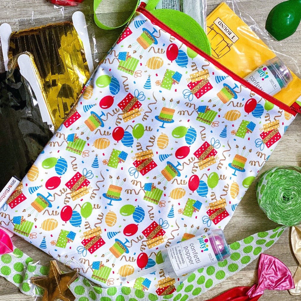 Smart Bottoms On - the - Go Wet Bag - Birthday Party - 
