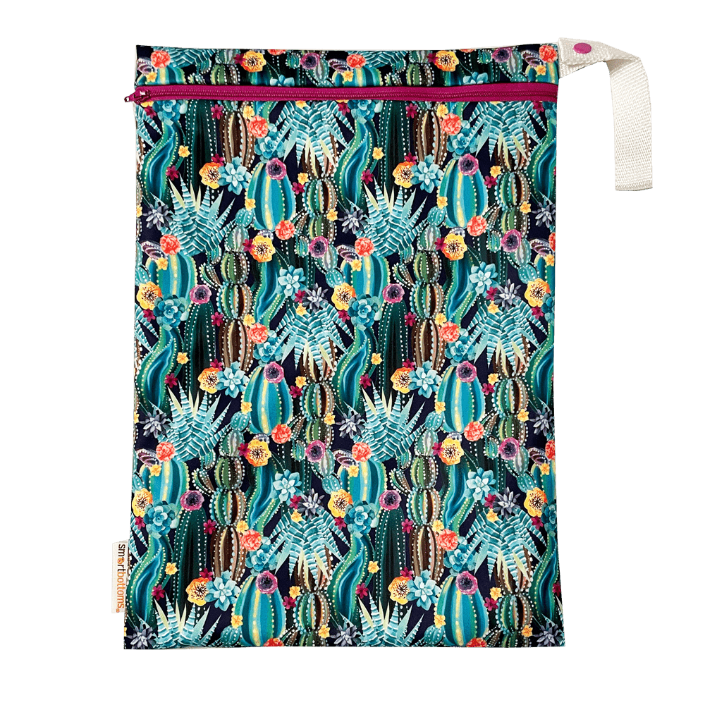 Smart Bottoms On - the - Go Wet Bag - Midnight Bloom - 
