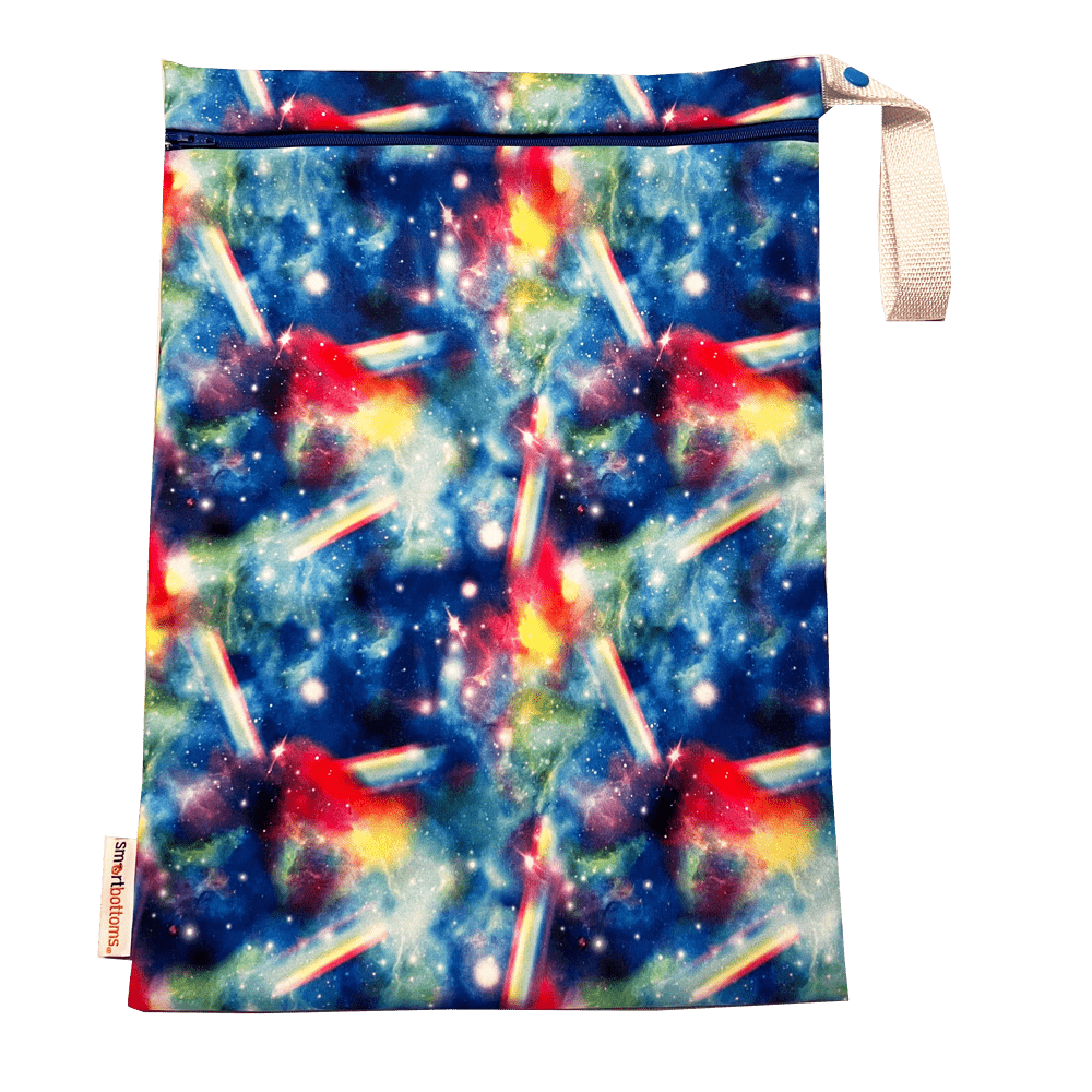 Smart Bottoms On - the - Go Wet Bag - Rainbow Galaxy - 