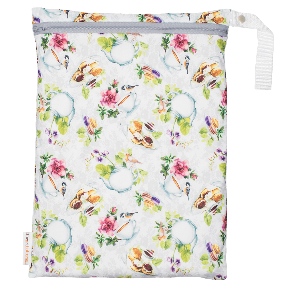 Smart Bottoms On - the - Go Wet Bag - Tea Party - 