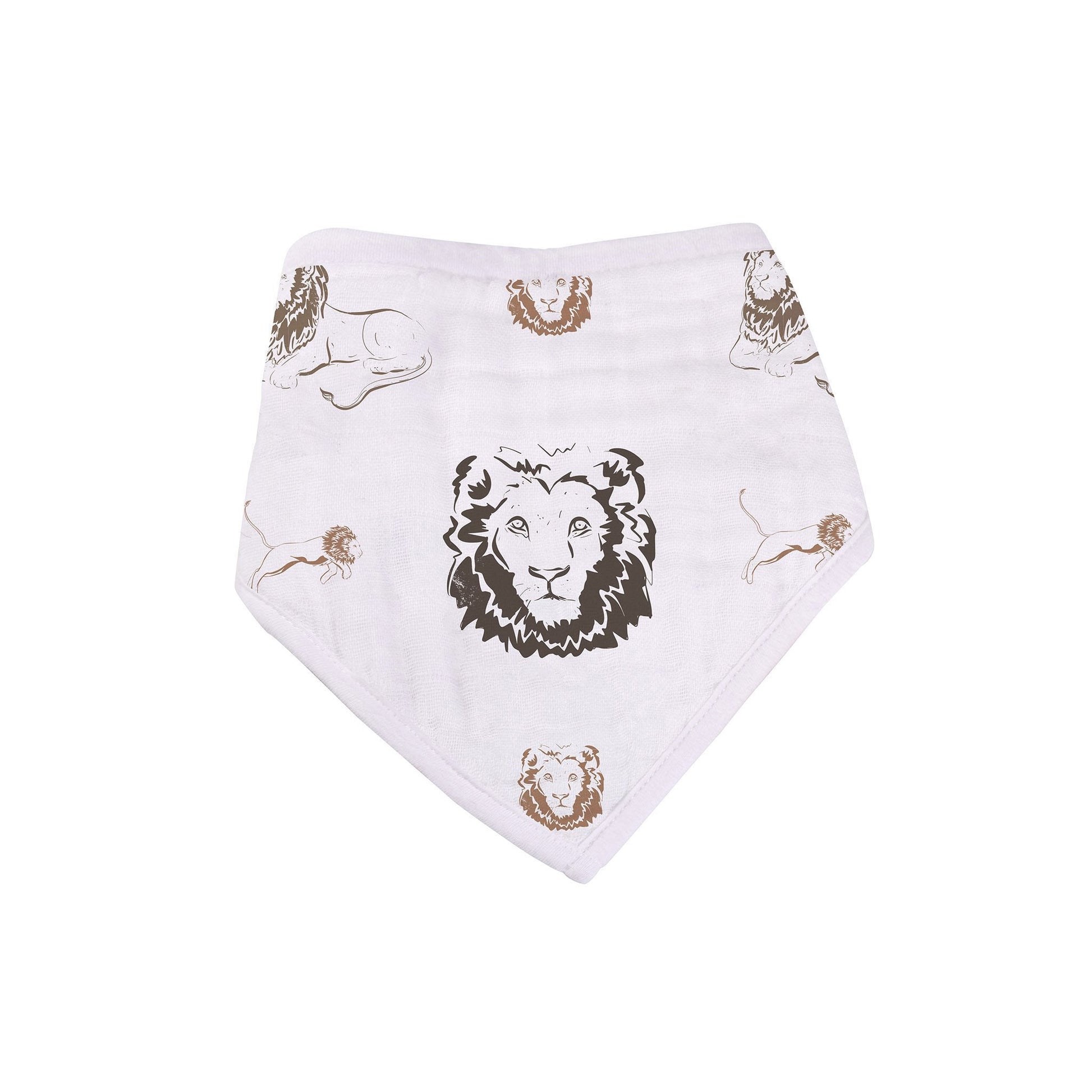 On The Savannah Bamboo Bandana Bibs 4 Pack Soft Absorbent Muslin for Feeding and Teething Newcastle Classics