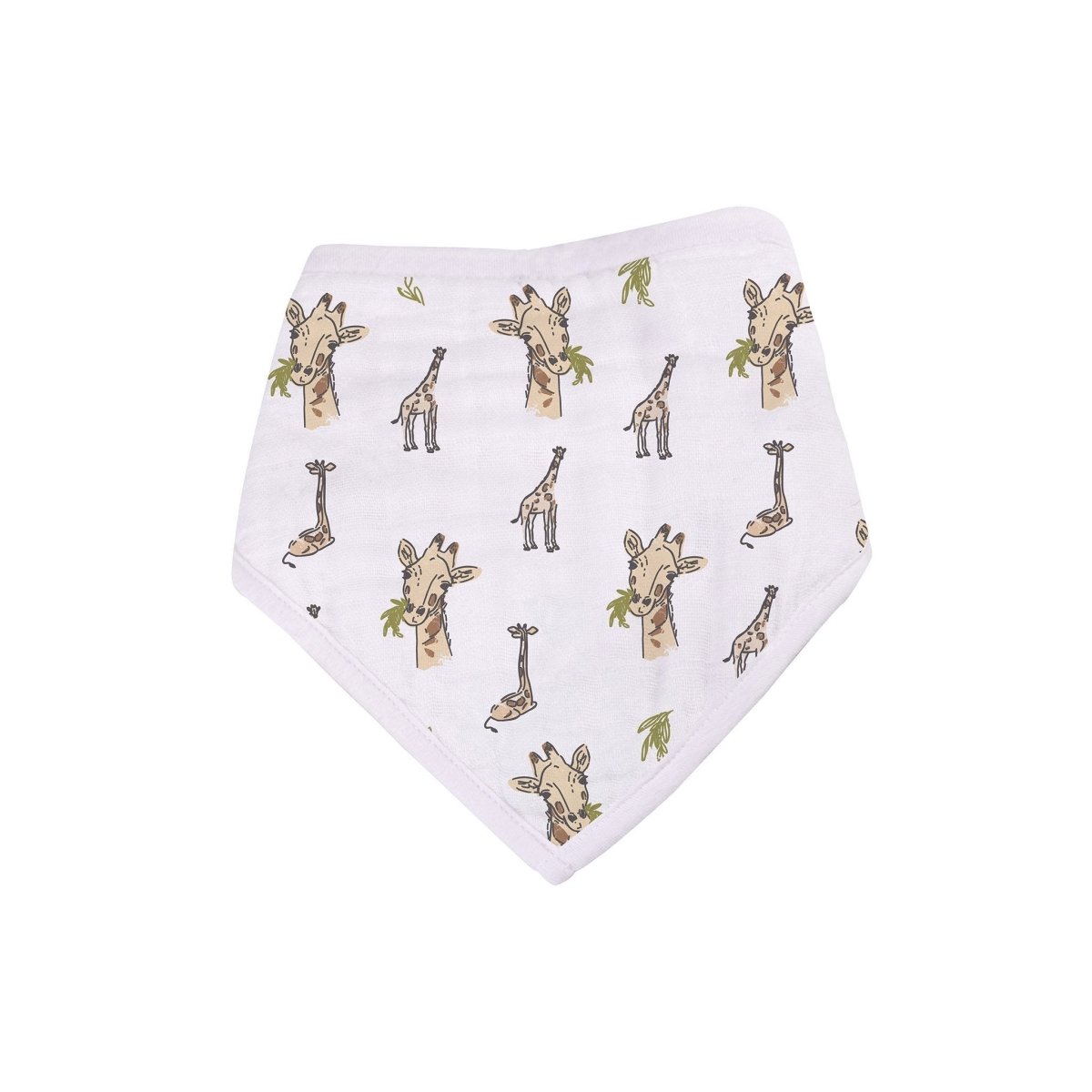 Newcastle Classics On The Savannah Bamboo Bandana Bibs with Absorbent Fabric for Babies - 