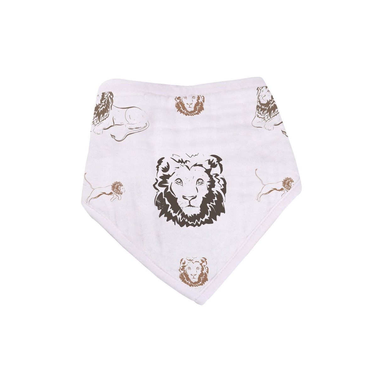 Newcastle Classics On The Savannah Bamboo Bandana Bibs with Absorbent Fabric for Babies - 