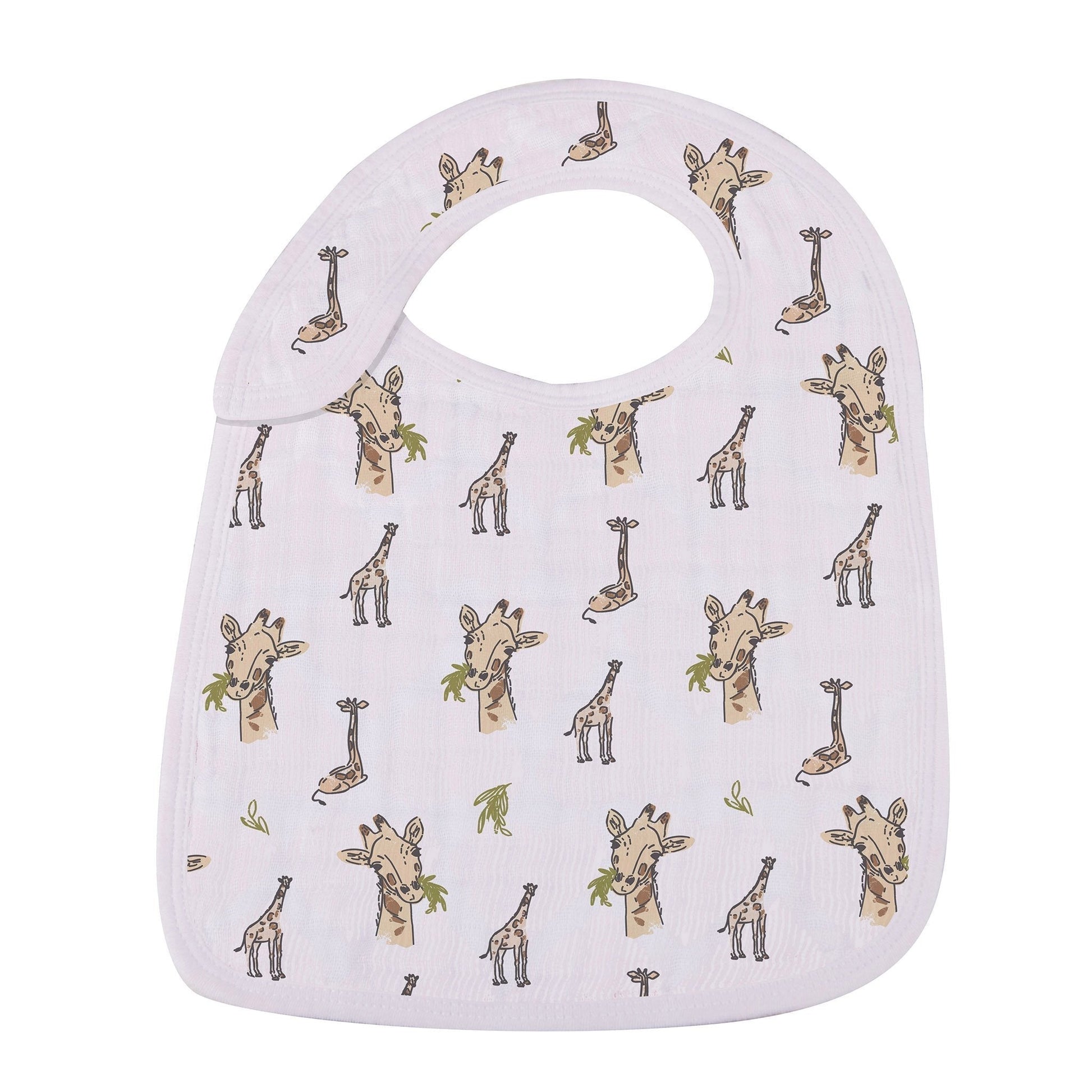 On The Savannah Bamboo Muslin Snap Bibs 3 Pack Soft Absorbent Feeding Teething Bibs Newcastle Classics