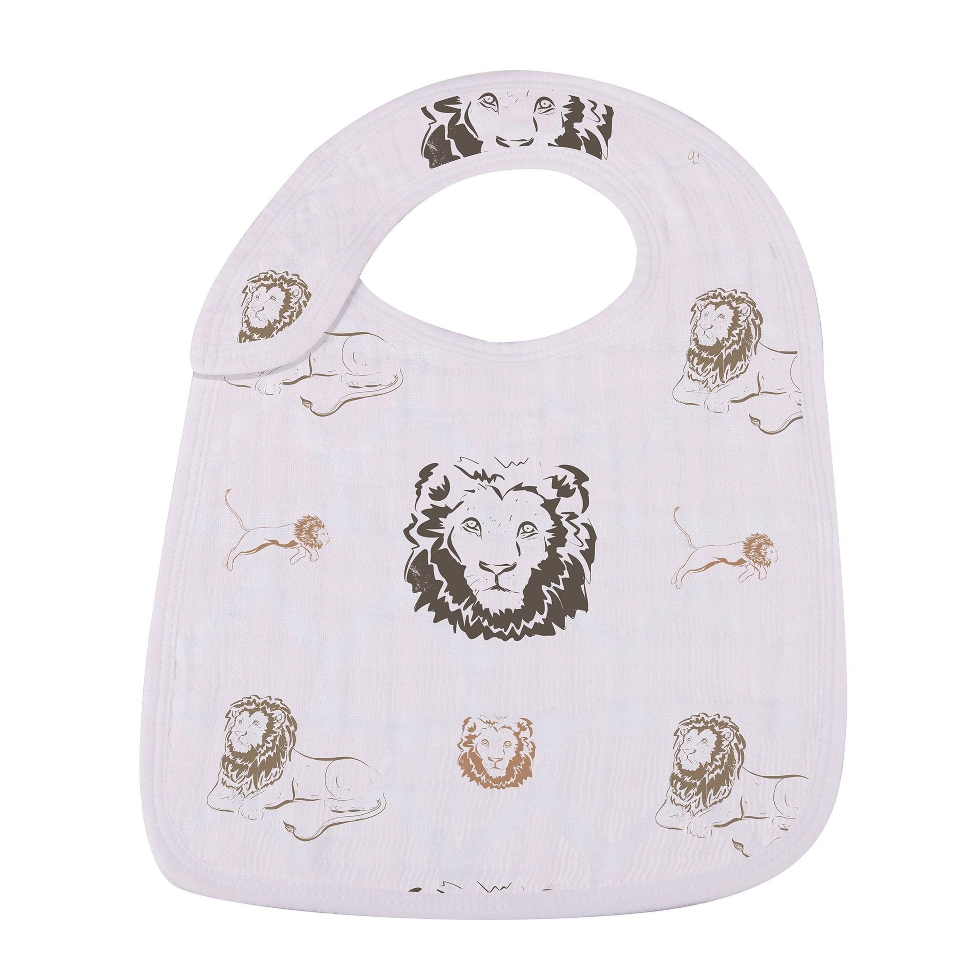 On The Savannah Bamboo Muslin Snap Bibs 3 Pack Soft Absorbent Feeding Teething Bibs Newcastle Classics