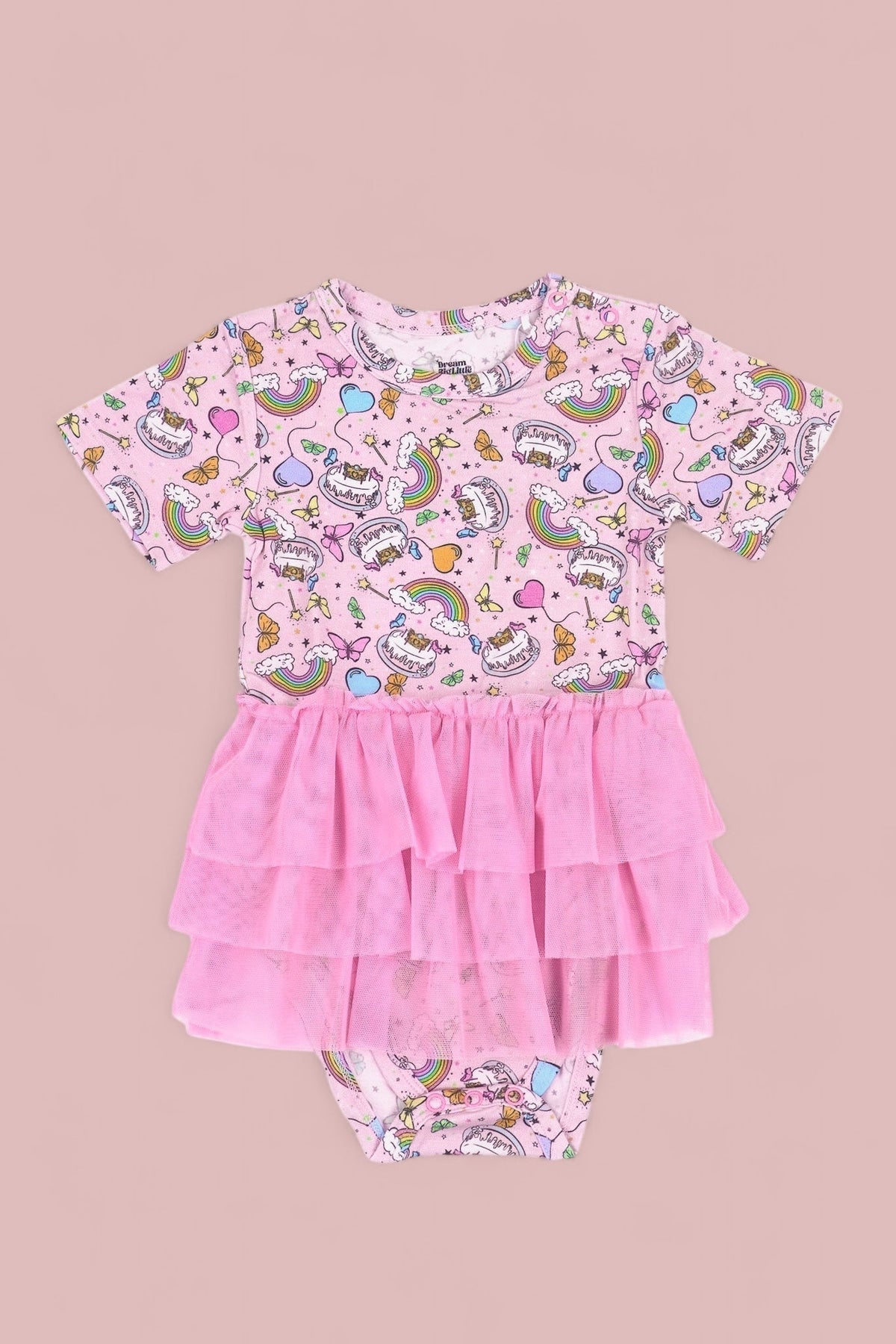 DREAM BIG LITTLE CO ONCE UPON A BIRTHDAY DREAM TUTU BODYSUIT DRESSEveretts Place