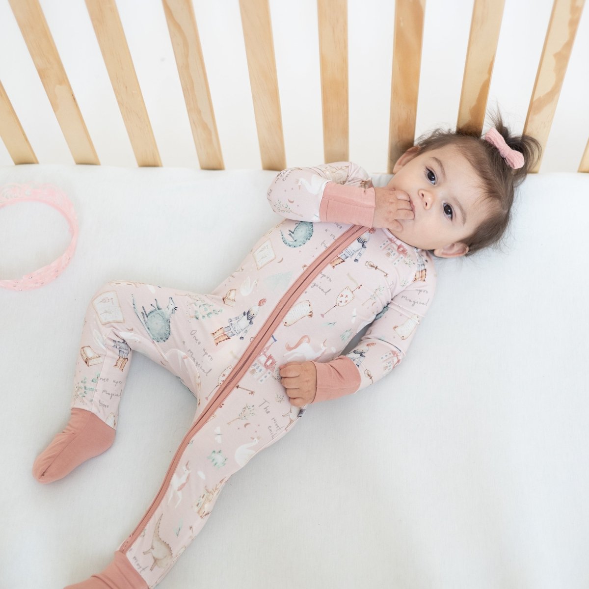 Hugga Babies Once Upon A Time Zipper Lounger - Everetts Place Boutique - 