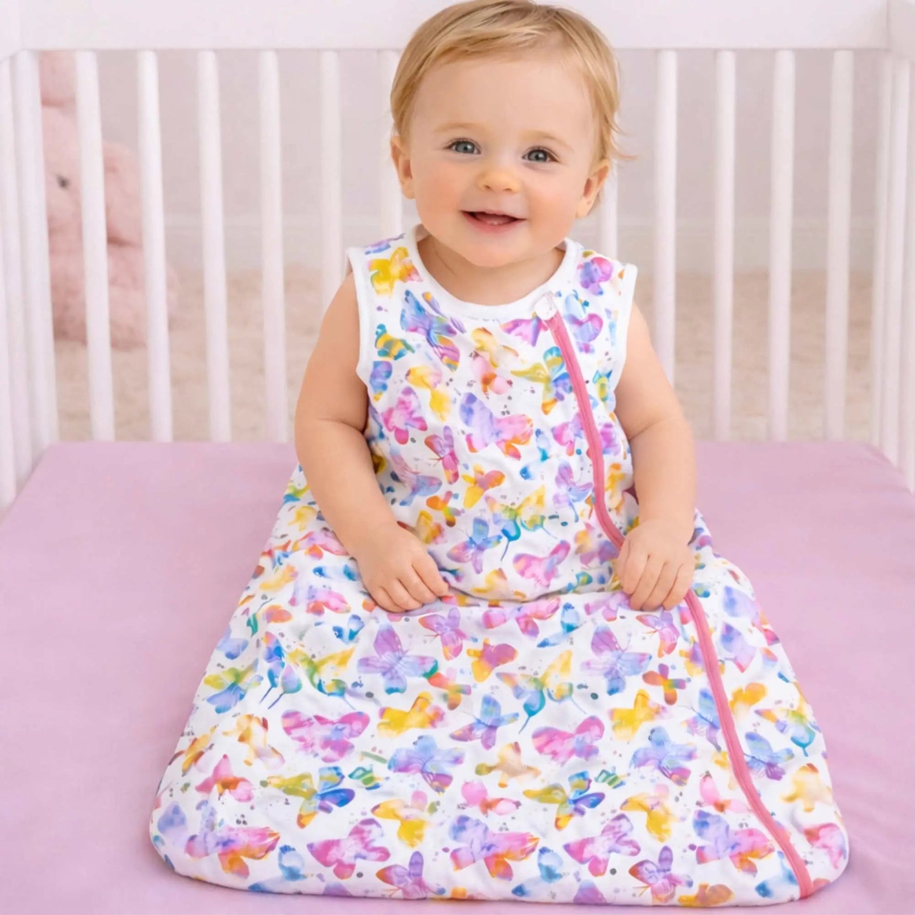 Norani Baby One & Done Sleep Sack - Butterflies - 