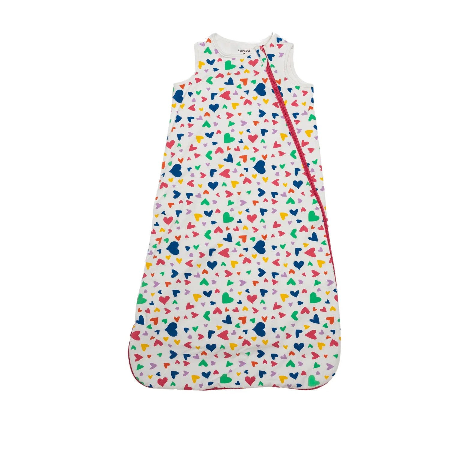 Norani Baby One & Done Sleep Sack - Colorful Hearts - 