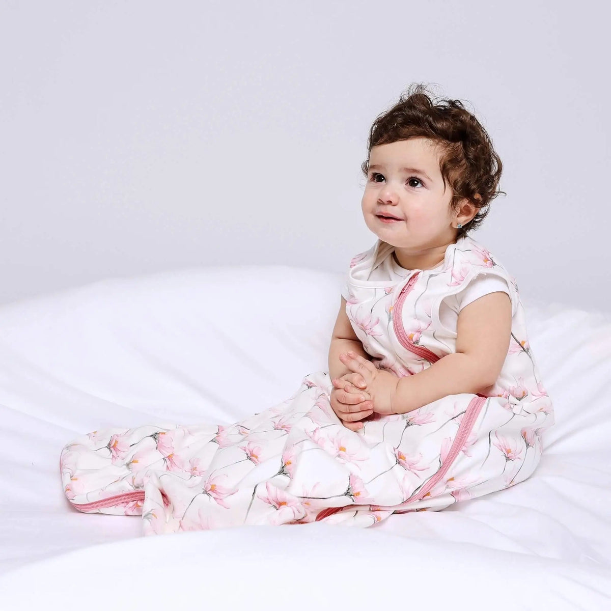 Norani Baby One & Done Sleep Sack - Pink Petals - 