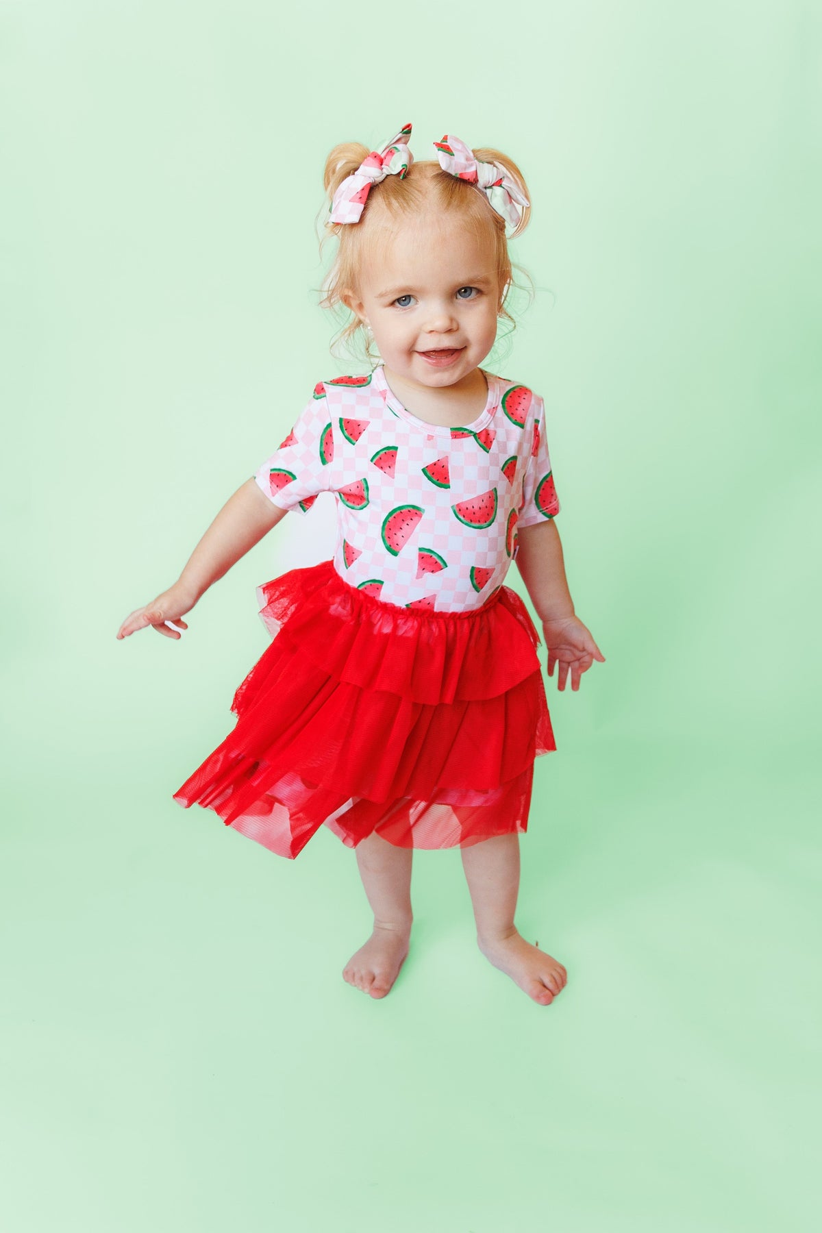 DREAM BIG LITTLE CO ONE IN A MELON CHECKERS DREAM TUTU DRESSEveretts Place