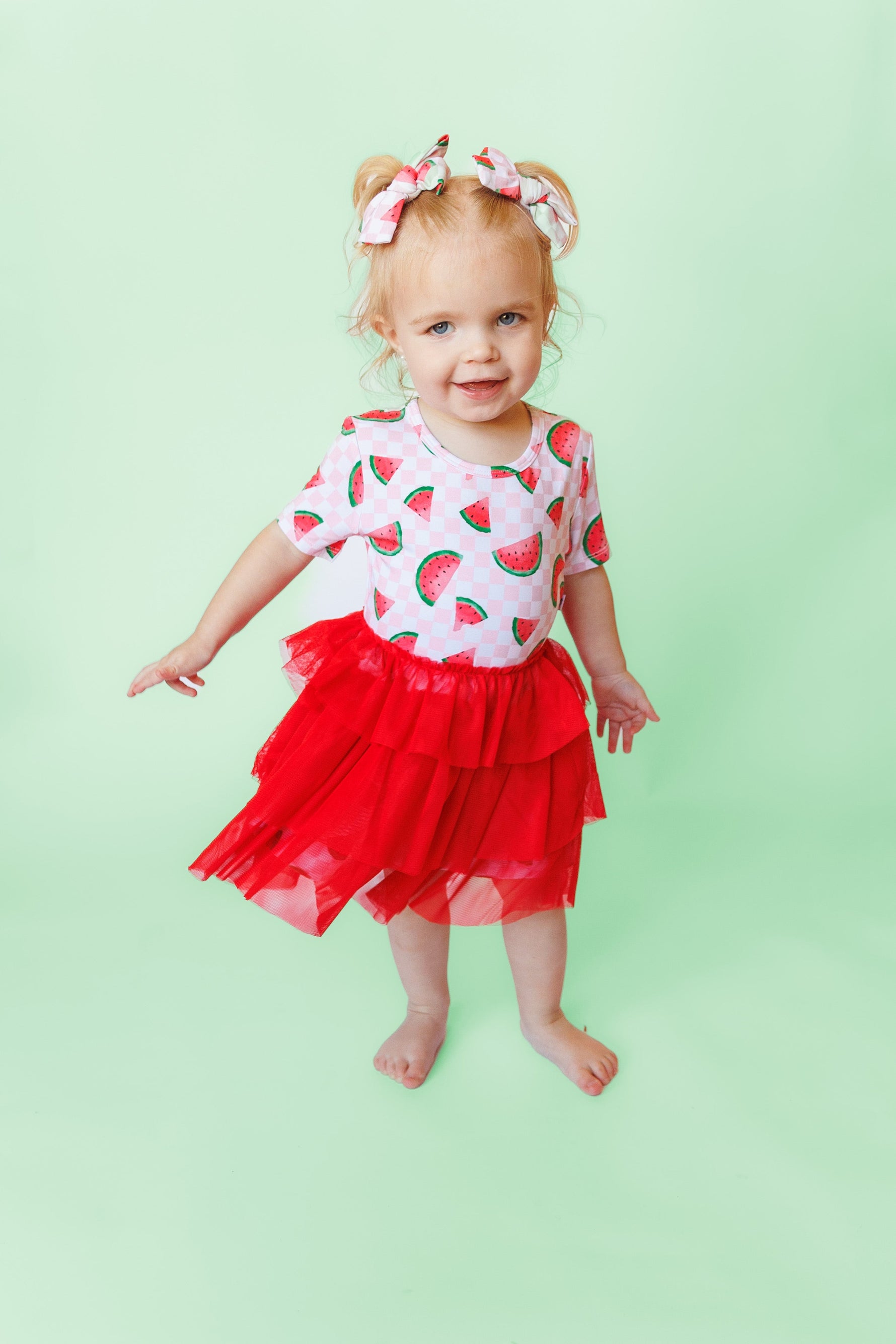 DREAM BIG LITTLE CO ONE IN A MELON CHECKERS DREAM TUTU DRESSEveretts Place